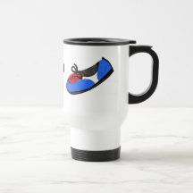 Loopschoen - kreeg te lopen koffie beker