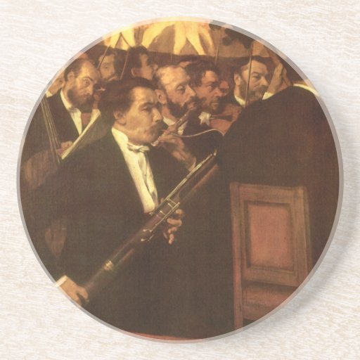 L'orchestre de l'opéra dégazent par, impressionism dessous de verres