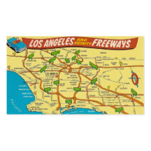 Los Angeles vintage Cartes De Visite Professionnelles