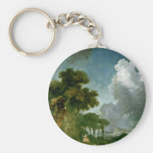 L'oscillation, l'oscillation par Fragonard, Jean H Porte-clés