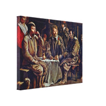 Louis-Sebastien Le Nain De Tillemont - repas de Ba Impressions Sur Toile
