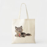 Loup de papa de bande dessinée et sac mignons de c sacs