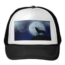 Loup de pleine lune casquette
