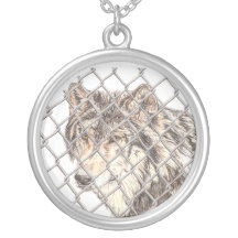 Loup d'obstacle colliers personnalisés