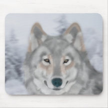 Loup (êtes vous mon ami ?) Mousepad Tapis De Souris