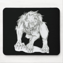 Loup-garou Tapis De Souris