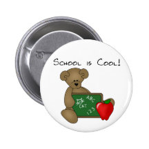 L'ours avec l'école de conseil d'écriture est frai pin's