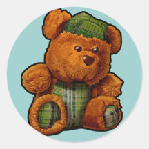L'ours en peluche adhésifs