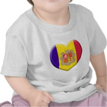 Love drapeau Andorre T-shirt