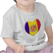 Love drapeau Andorre T-shirts