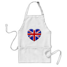 love drapeau Angleterre Tablier