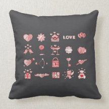 love pillow coussin