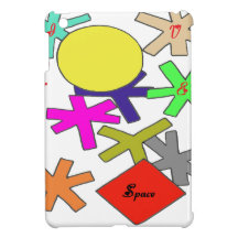 LOVE SPACE.png Coques iPad Mini