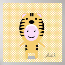 Lovely tiger affiche