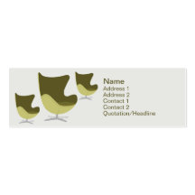Loveseat - maigre modèles de cartes de visite