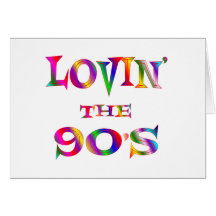 Lovin les années 90 carte