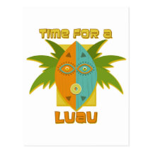 Luau 4 cartes postales