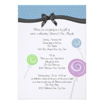 Lucettes et événements et information de pois invitations personnalisées