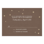 Lucioles fantaisies de carte de RSVP Faire-parts