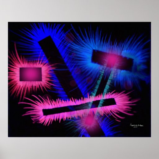 Lueur étrangère de yeux posters