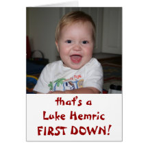 Luke EERST NEER! Wenskaart