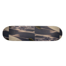Lumière au lever de soleil plateaux de skateboards