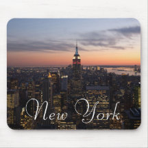 Lumières de New York Tapis De Souris