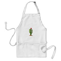 Lumières de Noël de cactus de Saguaro de l'Arizona Tablier