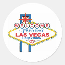 Lune de miel/économies de Las Vegas la date Adhésifs