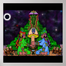 Lune de Myztic de Maya Posters
