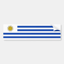 L'Uruguay/drapeau uruguayen Adhésif Pour Voiture