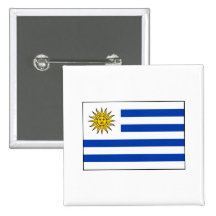 L'Uruguay - drapeau uruguayen Badge Avec Épingle