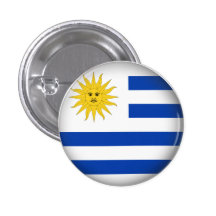 L'Uruguay rond Badge Avec Épingle