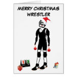 Lutteur de Joyeux Noël Cartes De Vœux