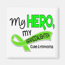 Lymphoma MIJN HELD MIJN KLEINDOCHTER 42 Koelkast Magneetje