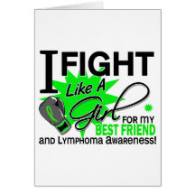Lymphoma Strijd zoals een Meisje voor Mijn Beste V Kaarten
