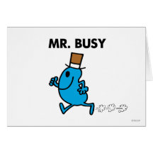 M. Busy Classic 1 Carte De Vœux