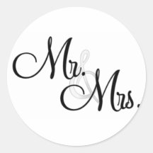 M. et Mme Cupcake Toppers Autocollants