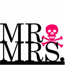 M. & Mevr. Black & de Roze Cake Topper van de Sche Foto Beeldje