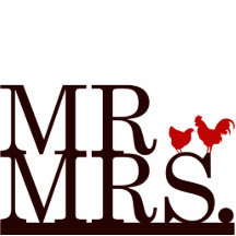 M. & Mevr. Farmer Cake Topper Foto Beeldje
