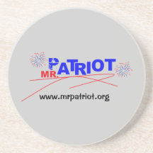 M. Patriot Gray Coaster Dessous De Verres