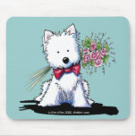 M. Pawfect Westie Mousepad de KiniArt Tapis De Souris