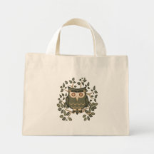 M. Toot. de uil Canvas Tas