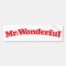 M. Wonderful Bumpersticker