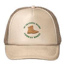 Ma grand-maman porte des bottes de combat - chapea casquette