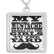 Ma moustache amène toutes les filles bijouterie fantaisie