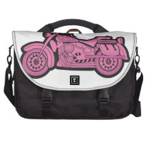 Ma première moto rose sacs pour ordinateurs portables
