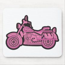 Ma première moto rose tapis de souris