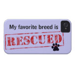 Ma race préférée est secourue coque iPhone 4 Case-Mate