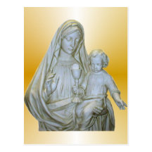 Maagdelijke Mary Wens Kaart